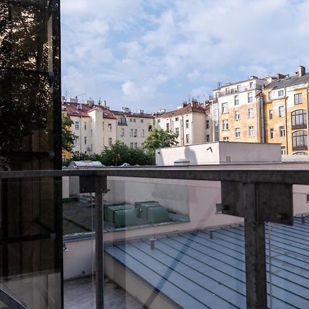 Designed Apartment Next To Vaclav Square With Terrace And Private Garage Prag Exteriör bild