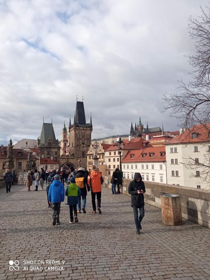 Designed Apartment Next To Vaclav Square With Terrace And Private Garage Prag Exteriör bild